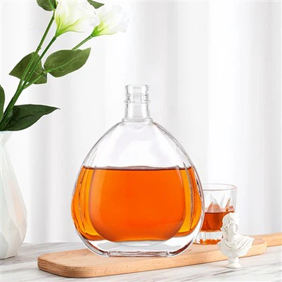 500ml Fliexken tal-Wisky tal-ħġieġ ċar