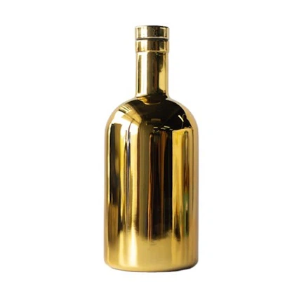 750ml Flixkun tal-ħġieġ tal-Whisky Vodka Electroplated