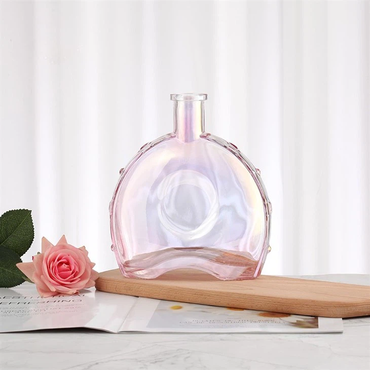 750ml Uv Electroplated Wine Glass Bottle