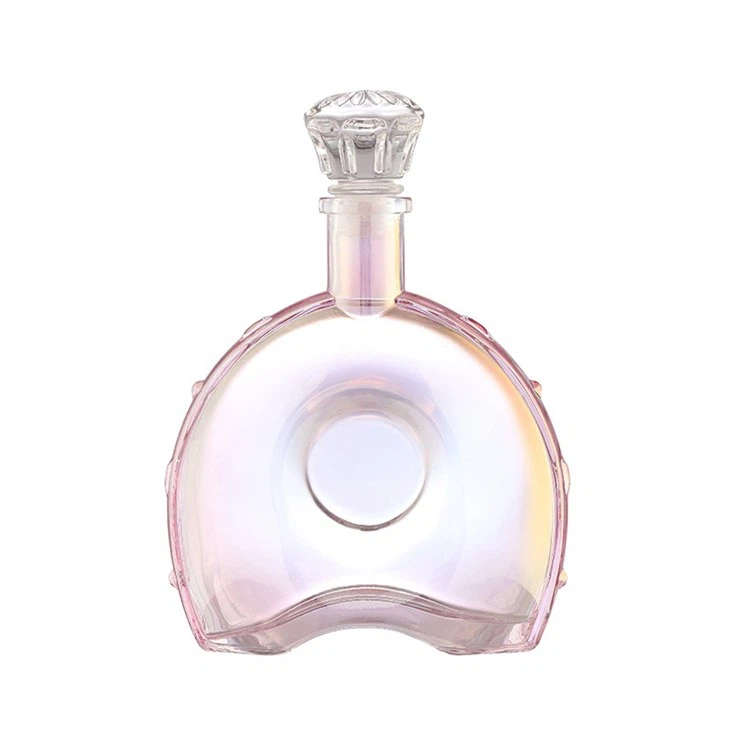 750ml Uv Electroplated Wine Glass Bottle